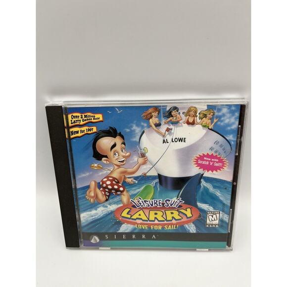 Leisure Suit Larry: Love for Sail (Windows PC) CD Game Disc & Case - Great Shape - Picture 1 of 7